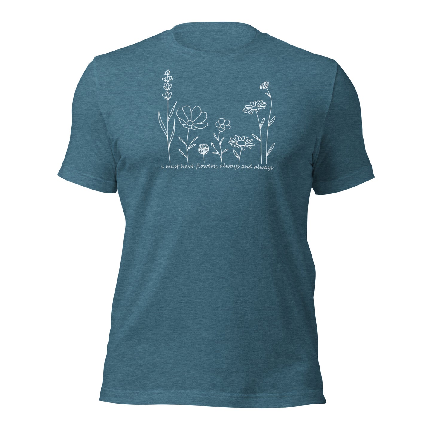 Must-Have Flowers Sweet & Simple Art Cotton Tee