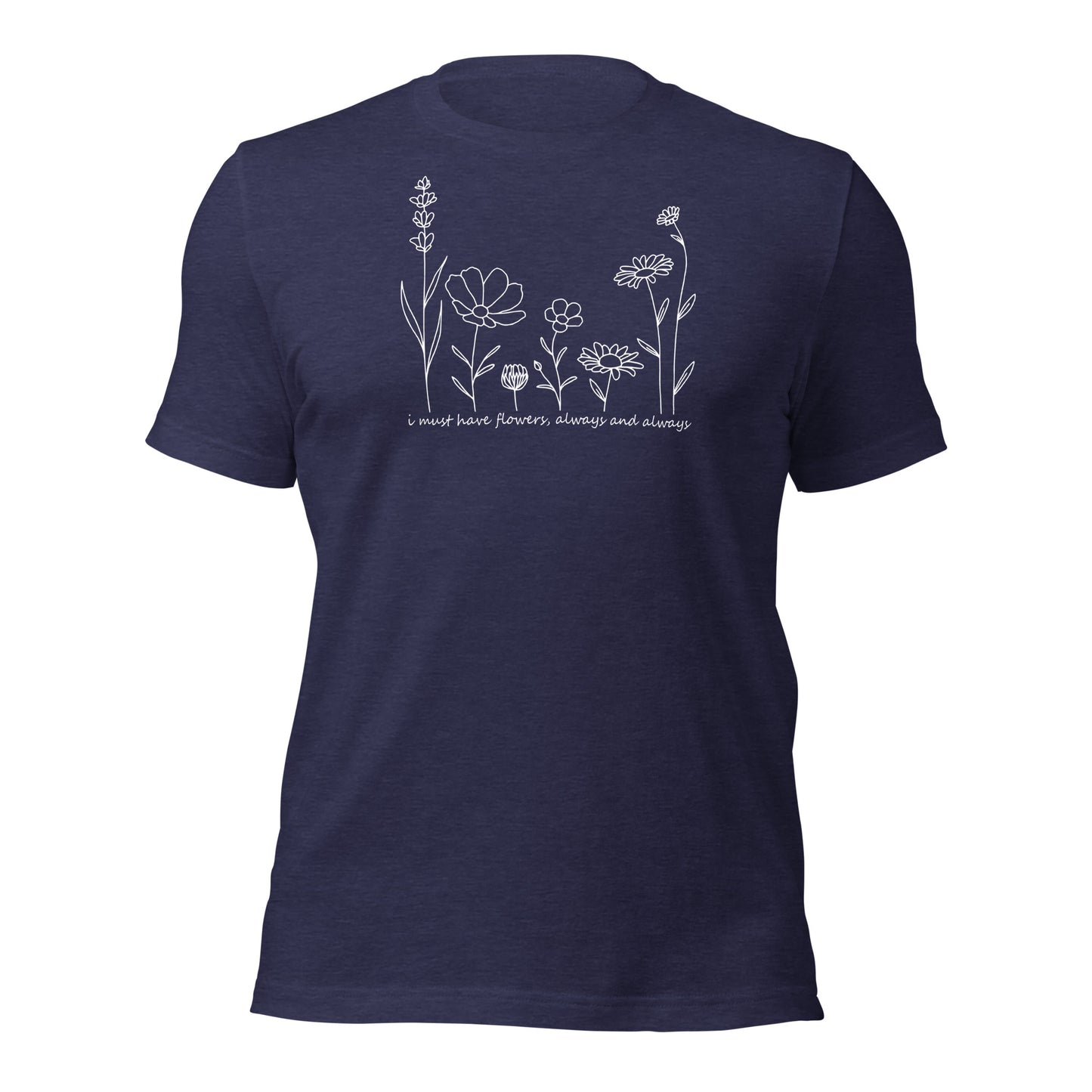 Must-Have Flowers Sweet & Simple Art Cotton Tee