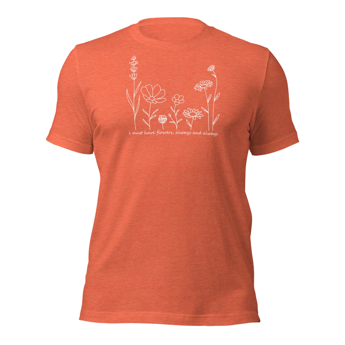 Must-Have Flowers Sweet & Simple Art Cotton Tee