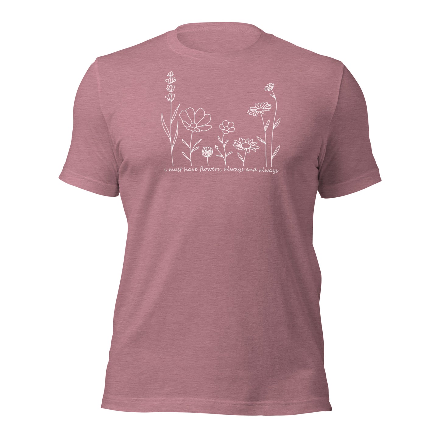 Must-Have Flowers Sweet & Simple Art Cotton Tee