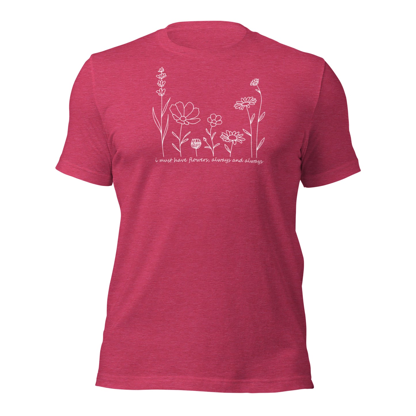 Must-Have Flowers Sweet & Simple Art Cotton Tee