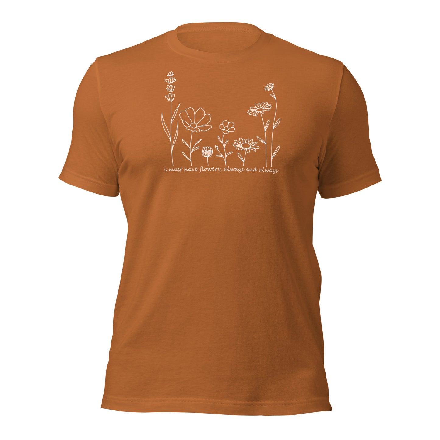 Must-Have Flowers Sweet & Simple Art Cotton Tee